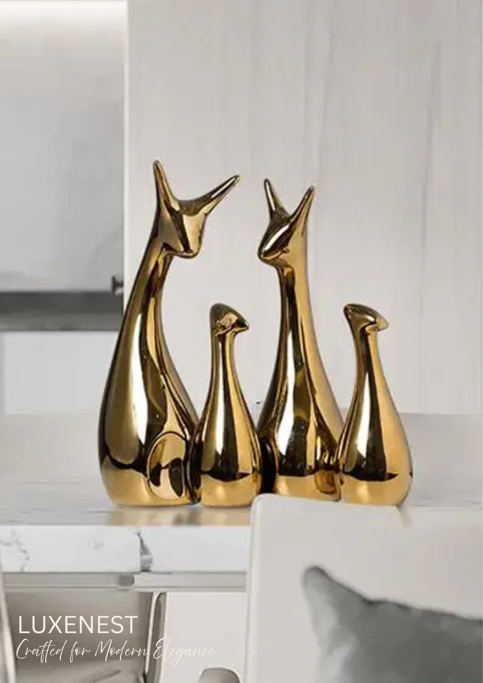Decorative Wine Display Ornament Modern Ceramic Accent