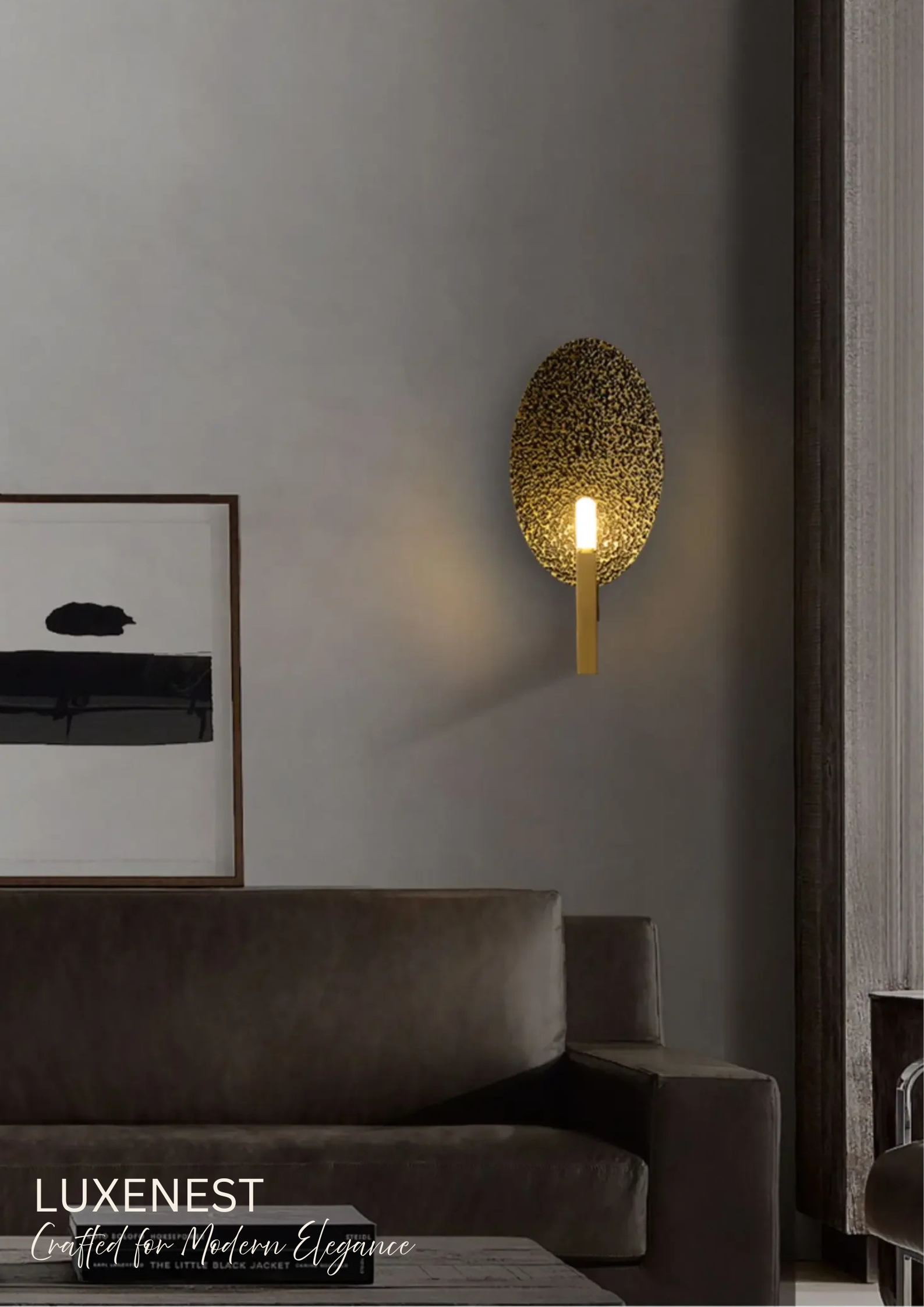 Copper Arch Wall Light (Modern Ambient Lamp)