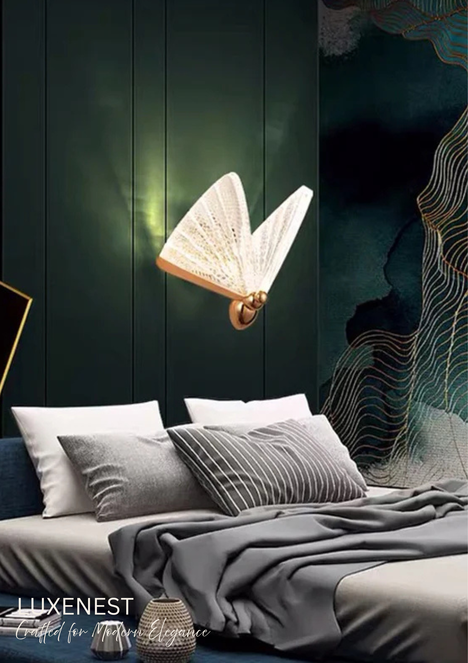 Papillon Acrylic Wall Sconce Modern Ambient Light