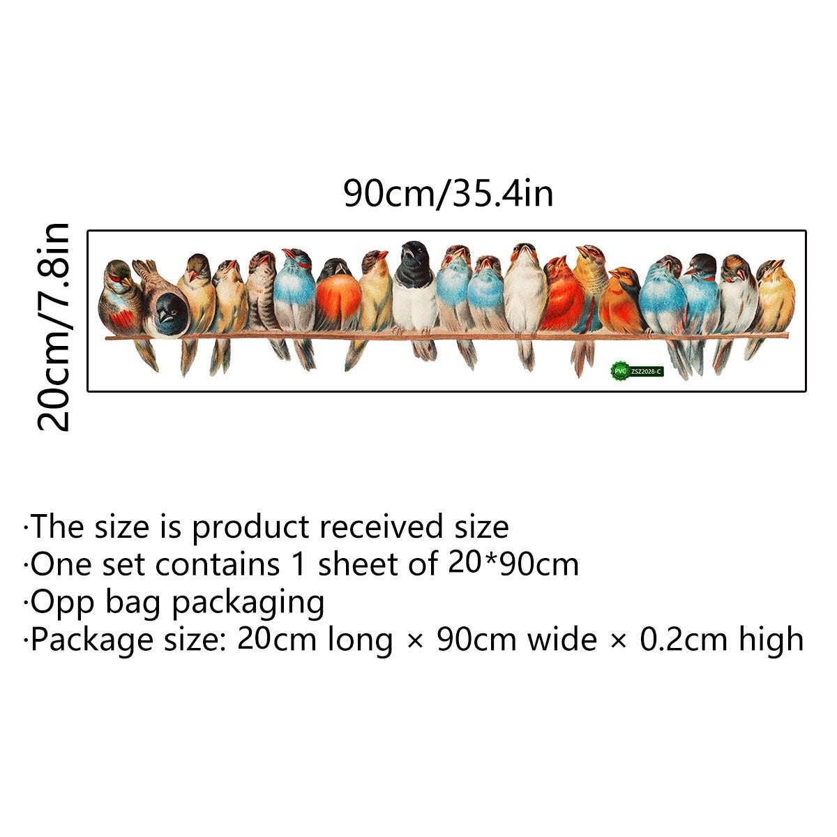 Bird Sticker Living Room Bedroom Children's Room