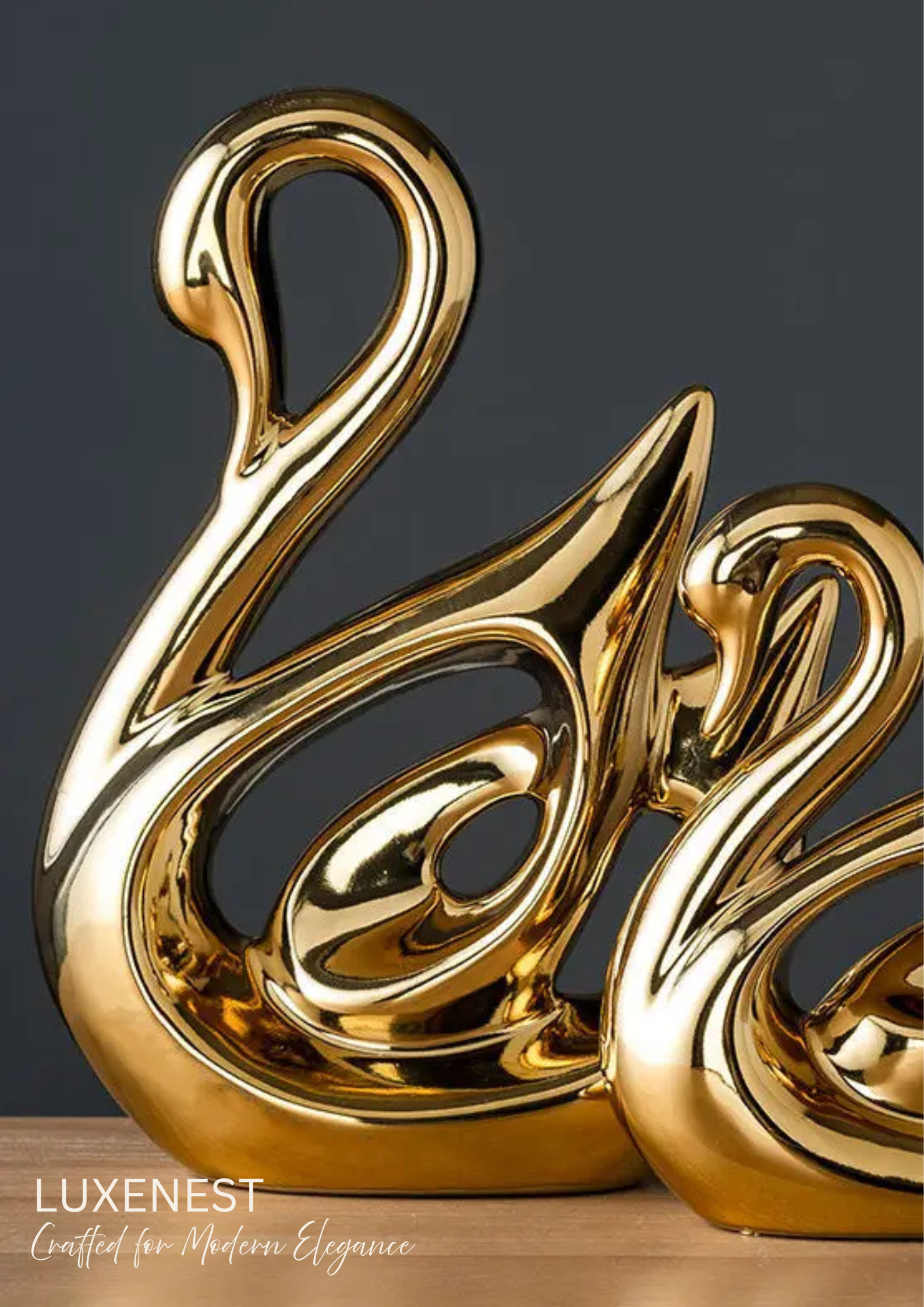 Decorative Wine Display Ornament Modern Ceramic Accent