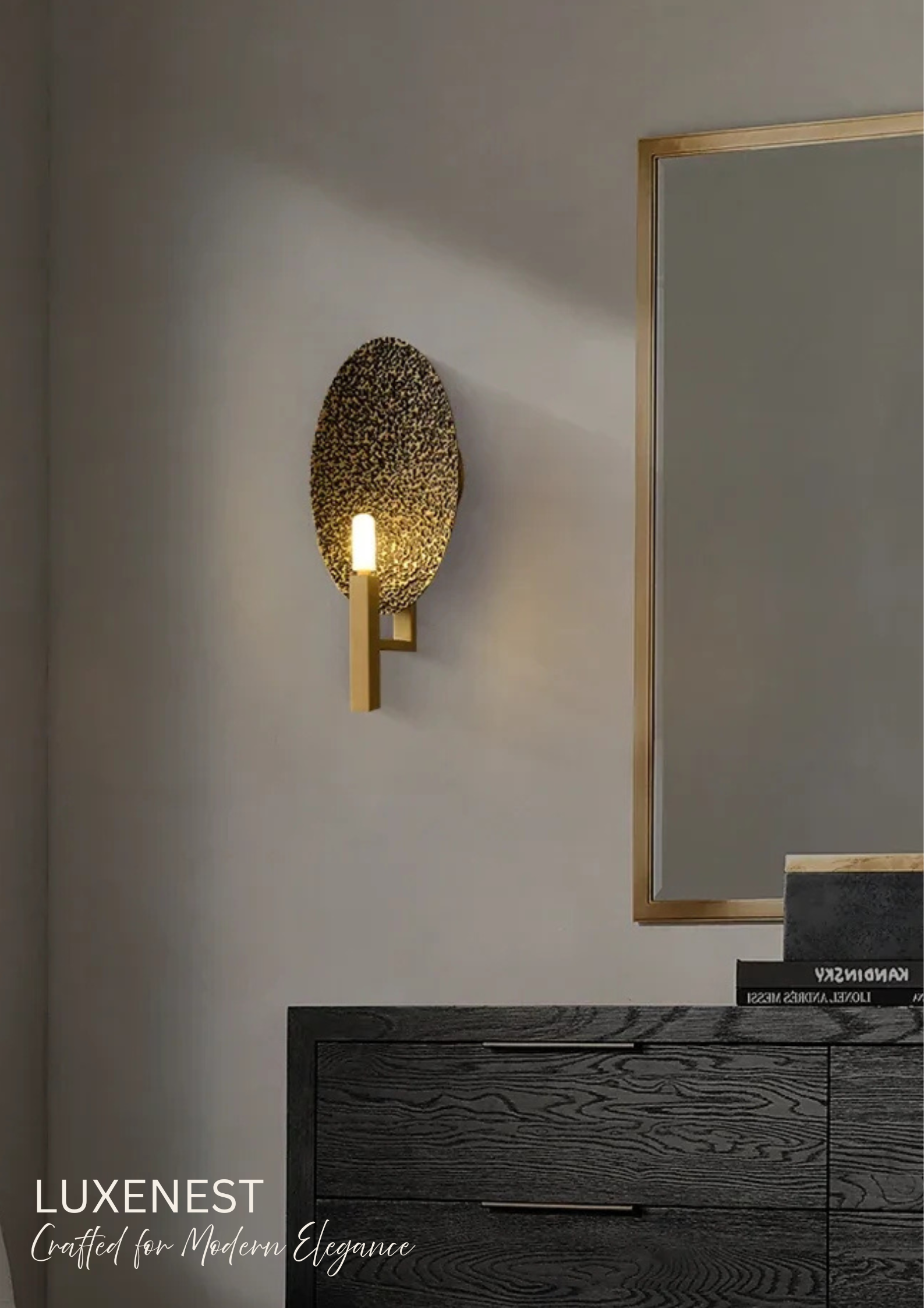 Copper Arch Wall Light (Modern Ambient Lamp)