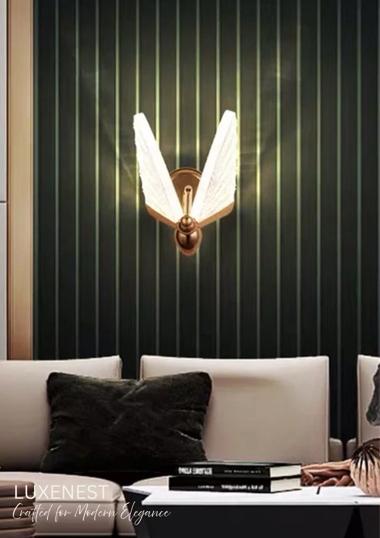 Papillon Acrylic Wall Sconce Modern Ambient Light
