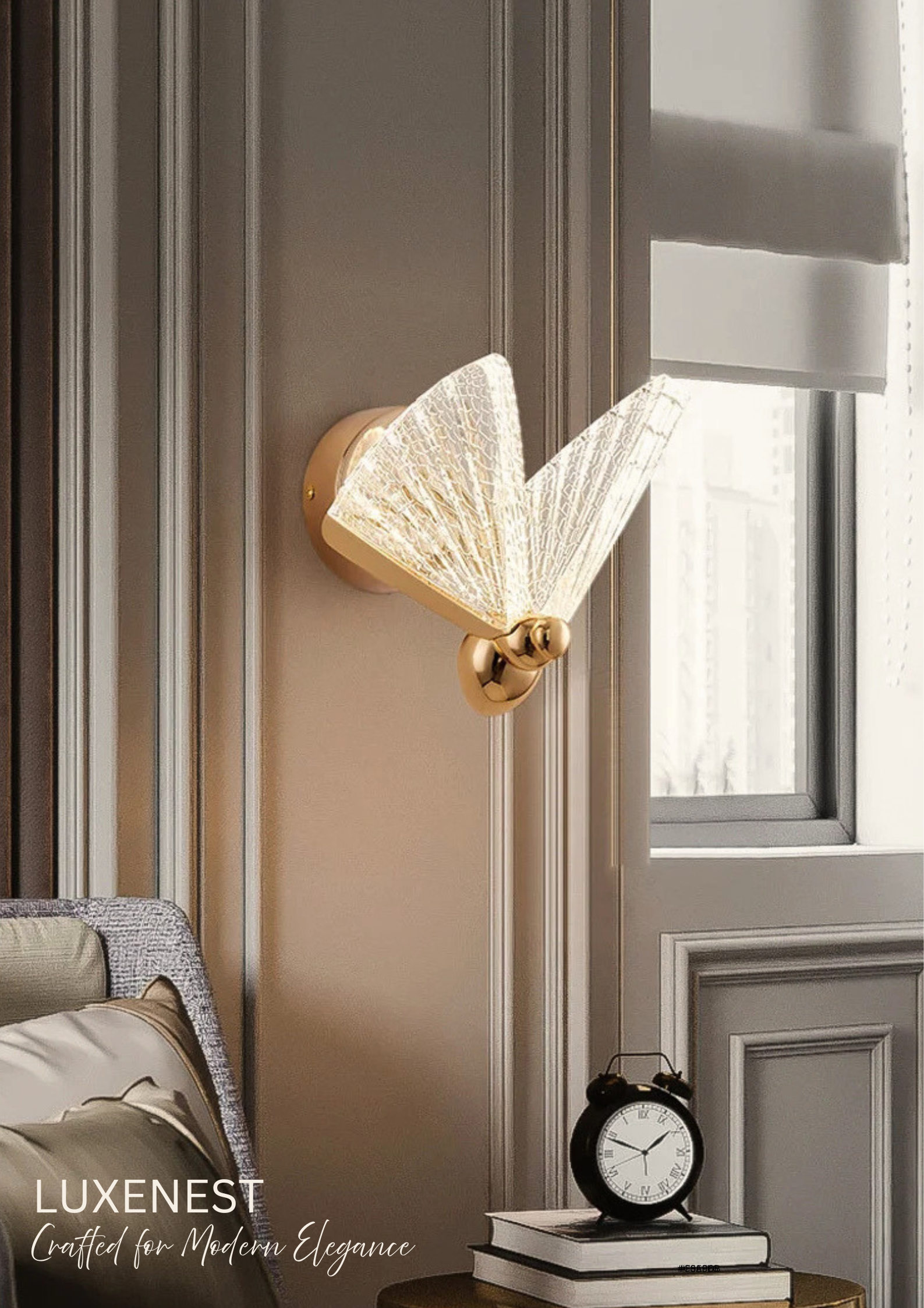 Papillon Acrylic Wall Sconce Modern Ambient Light
